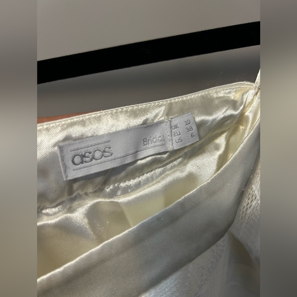 ASOS bridal collection floral tropical A line skirt size 6 - Picture 4 of 4